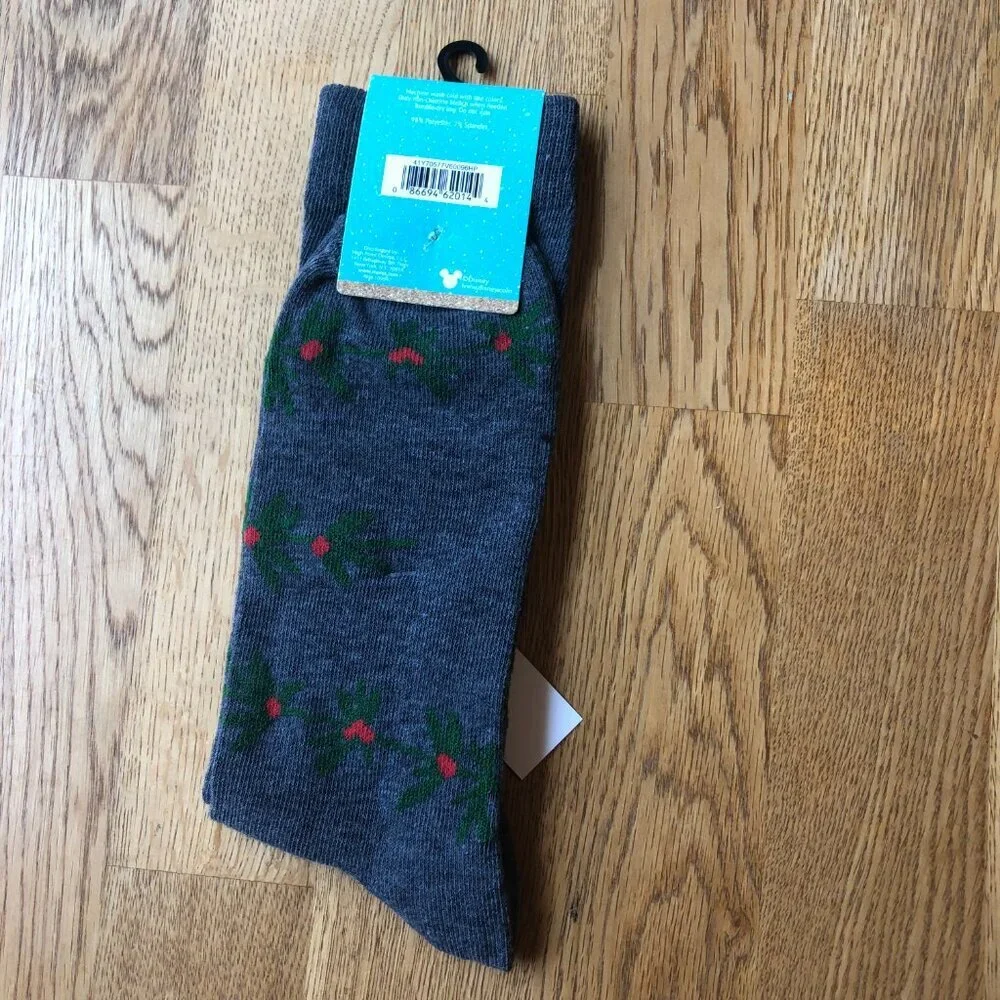 Disney Christmas Mickey Mouse Socks Stocking Stuffer NWT